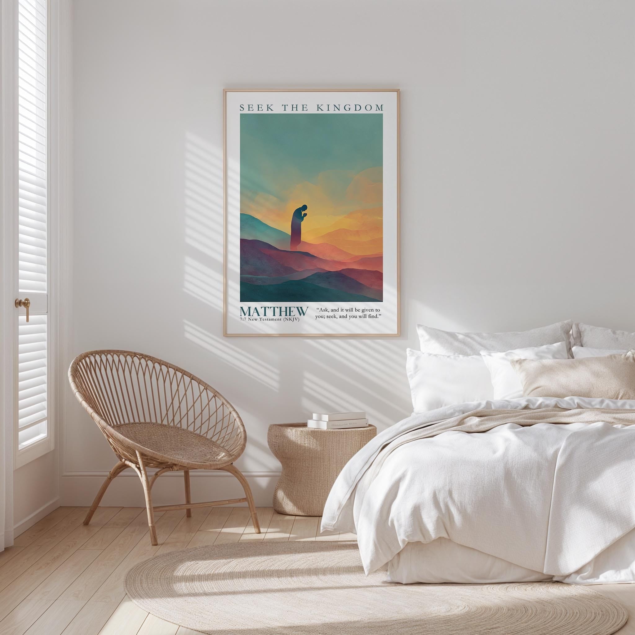Kingdom Poster Poster Seek the Kingdom - Matthew 7:7 NKJV