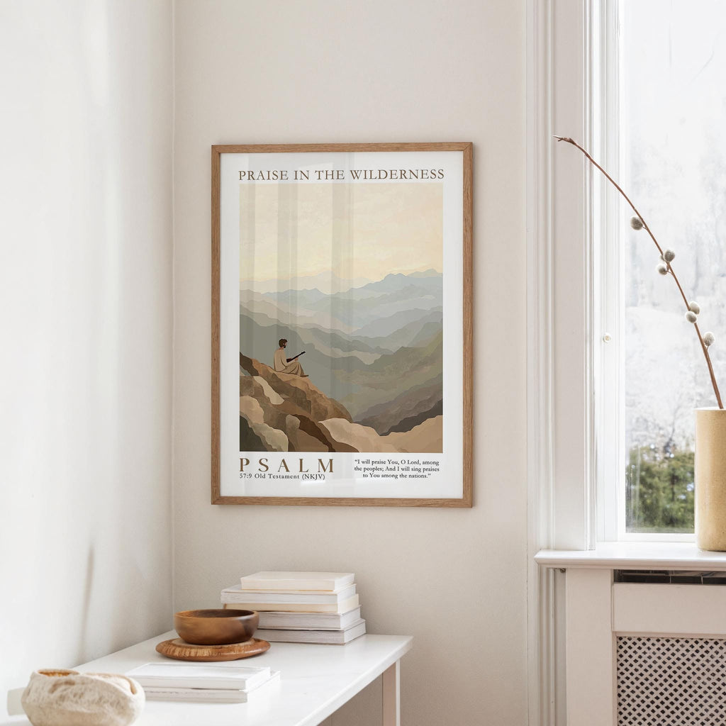 Kingdom Poster Poster Praise in the Wildernes - Psalm 57:9 NKJV