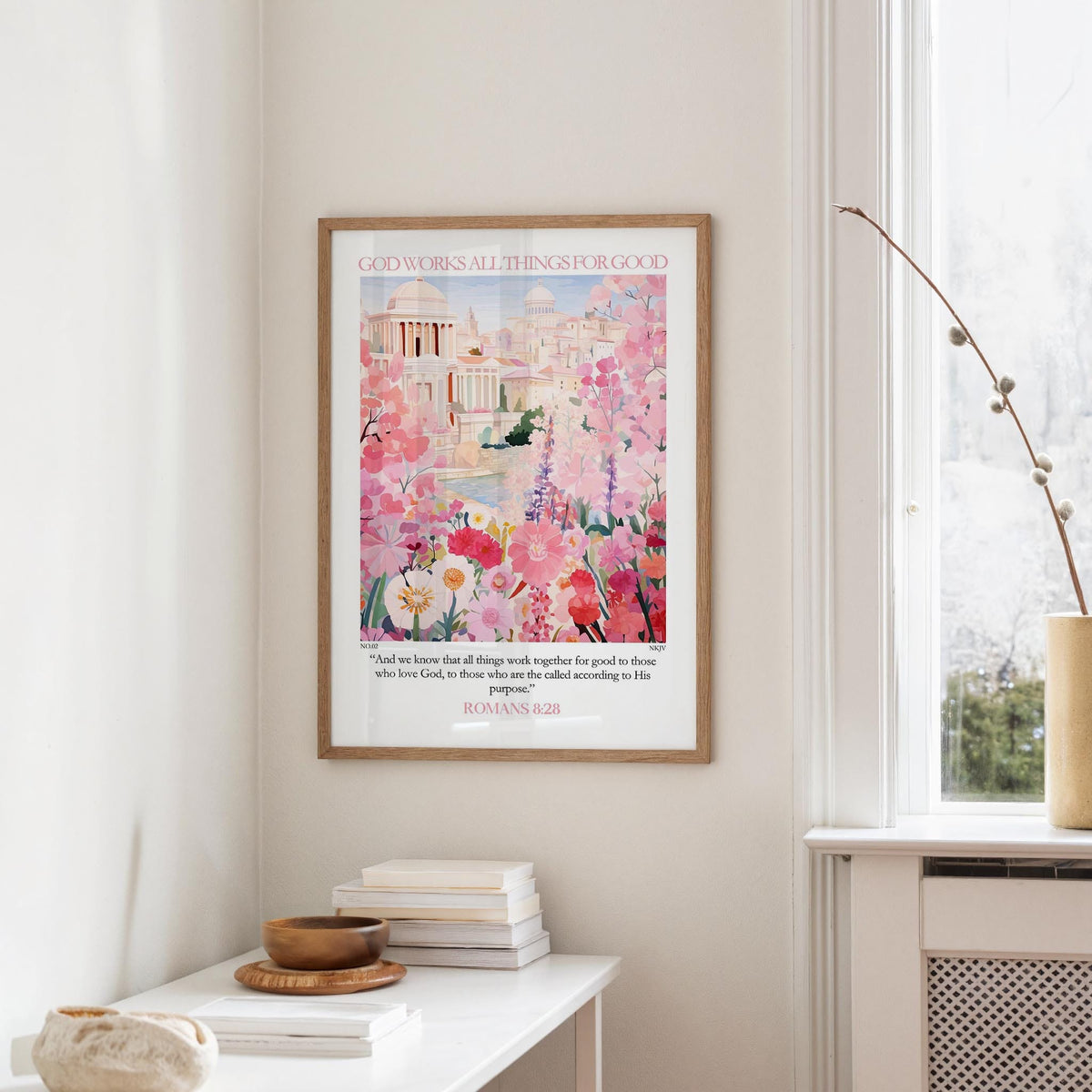 Kingdom Poster Poster God works all things for good - Romans 8:28