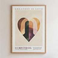 Kingdom Poster Poster Greatest is love - 1 Corinthians 13:13 NKJV