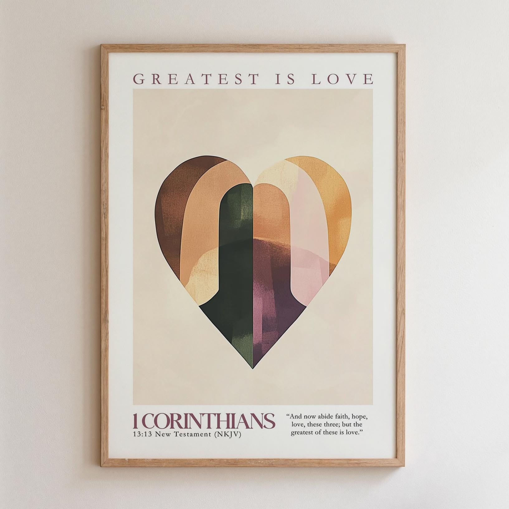 Kingdom Poster Poster Greatest is love - 1 Corinthians 13:13 NKJV