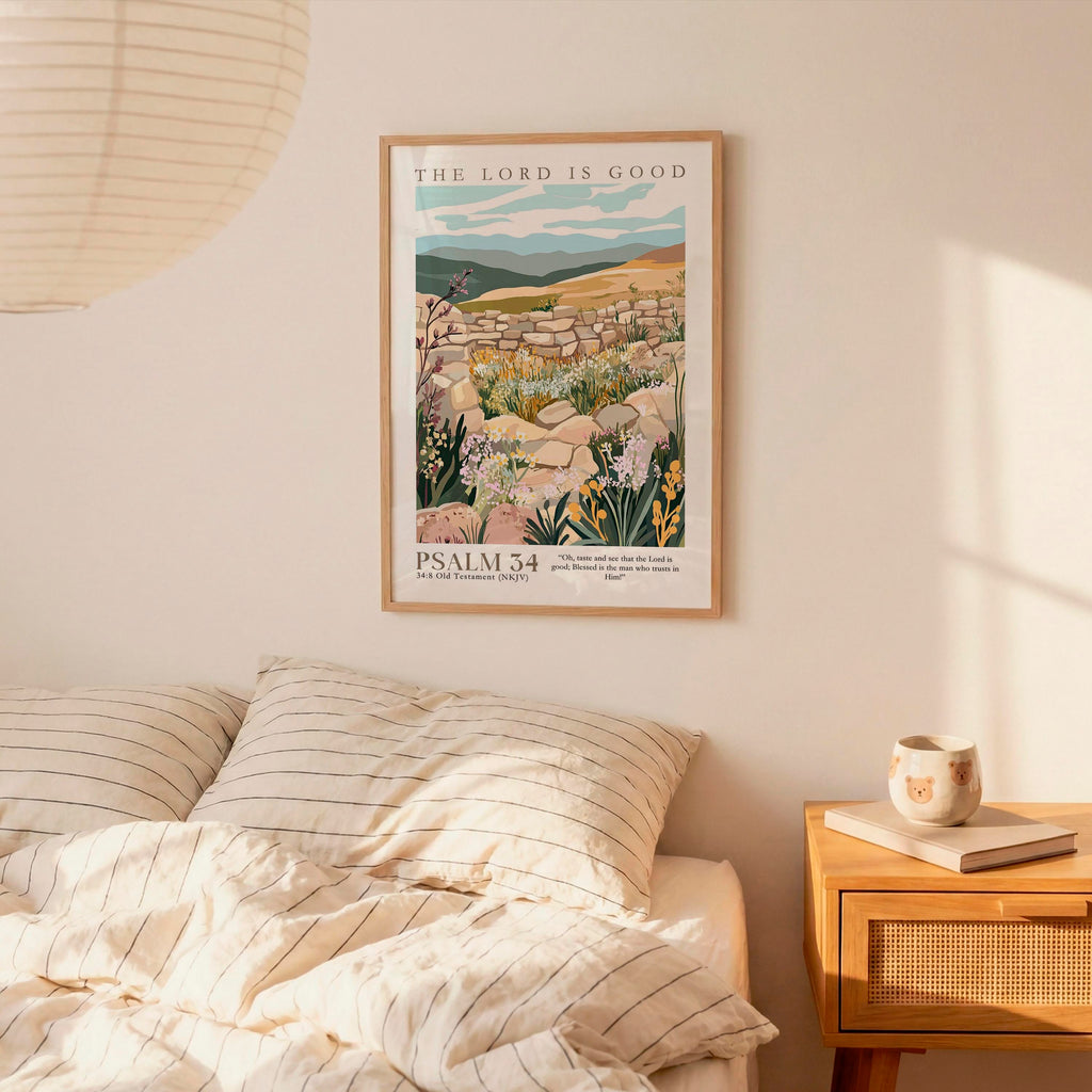 Kingdom Poster Poster The Lord is Good - Psalm 34:8 NKJV