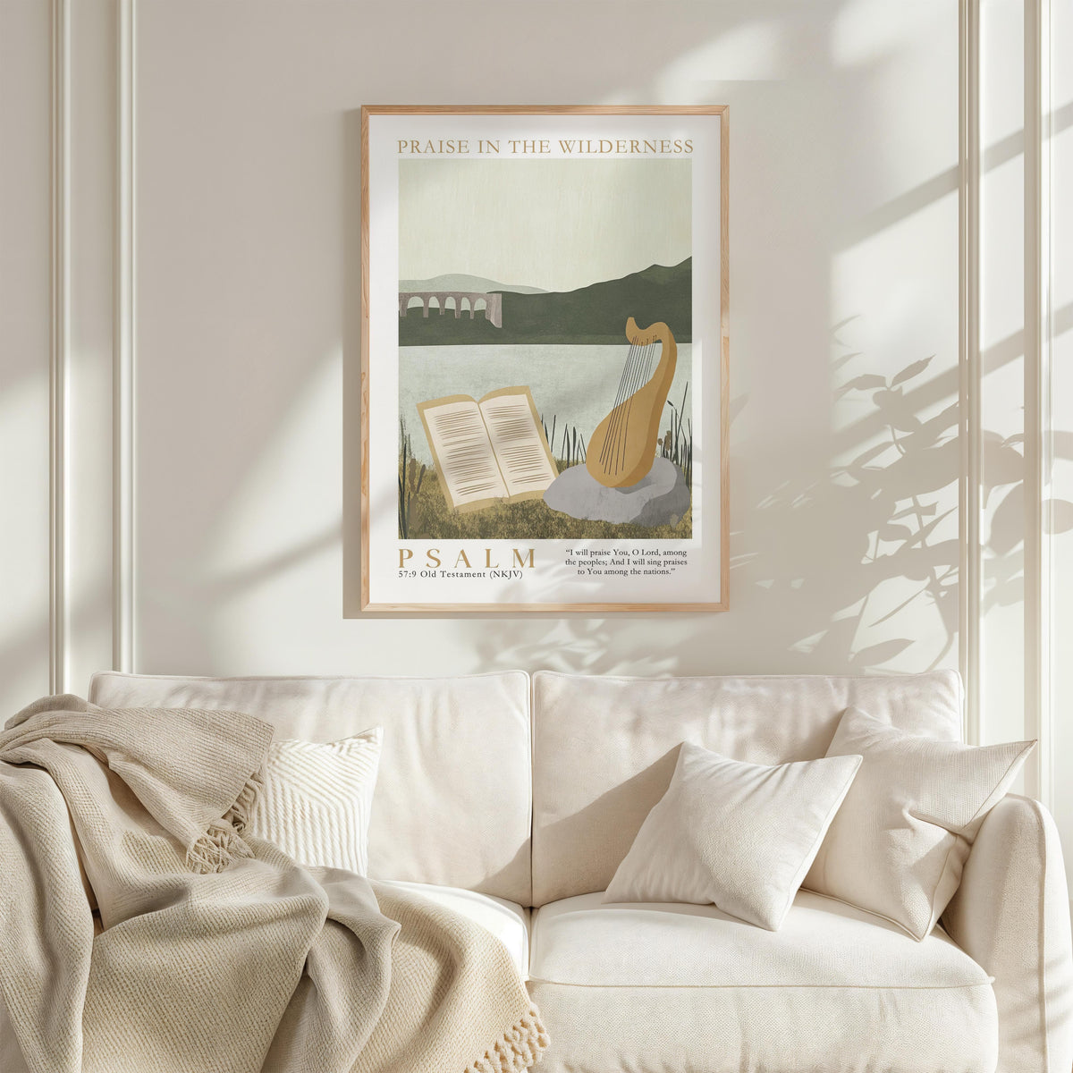 Kingdom Poster Poster Praise in the Wilderness - Psalm 57:9 NKJV