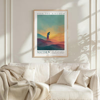 Kingdom Poster Poster Seek the Kingdom - Matthew 7:7 NKJV