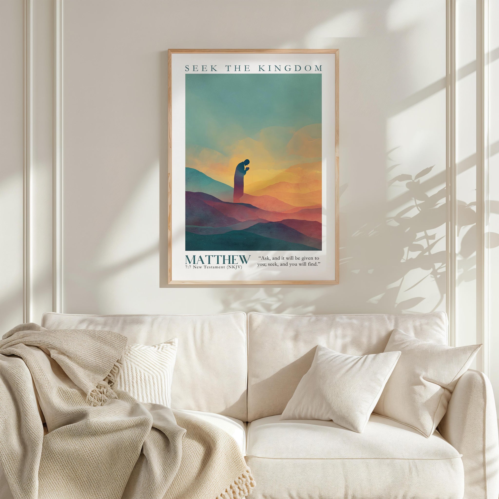Kingdom Poster Poster Seek the Kingdom - Matthew 7:7 NKJV