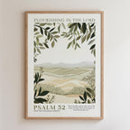 Kingdom Poster Poster Flourishing in the Lord - Psalm 52:8 NKJV