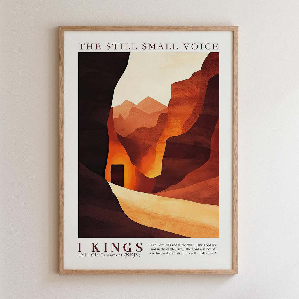 Kingdom Poster Poster The Still Small Voice - 1 Kings 19:11 NKJV
