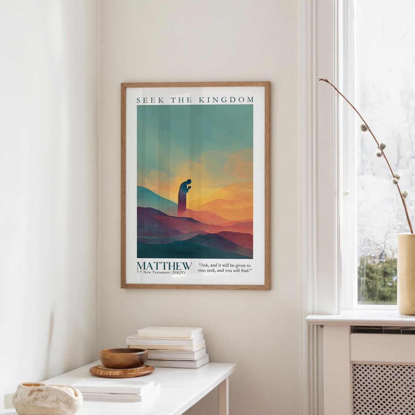 Kingdom Poster Poster Seek the Kingdom - Matthew 7:7 NKJV