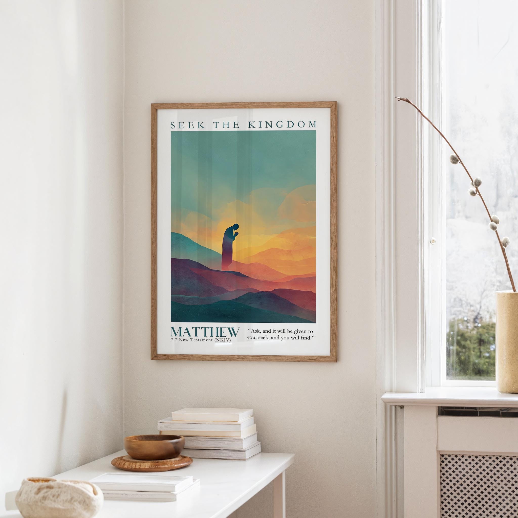 Kingdom Poster Poster Seek the Kingdom - Matthew 7:7 NKJV