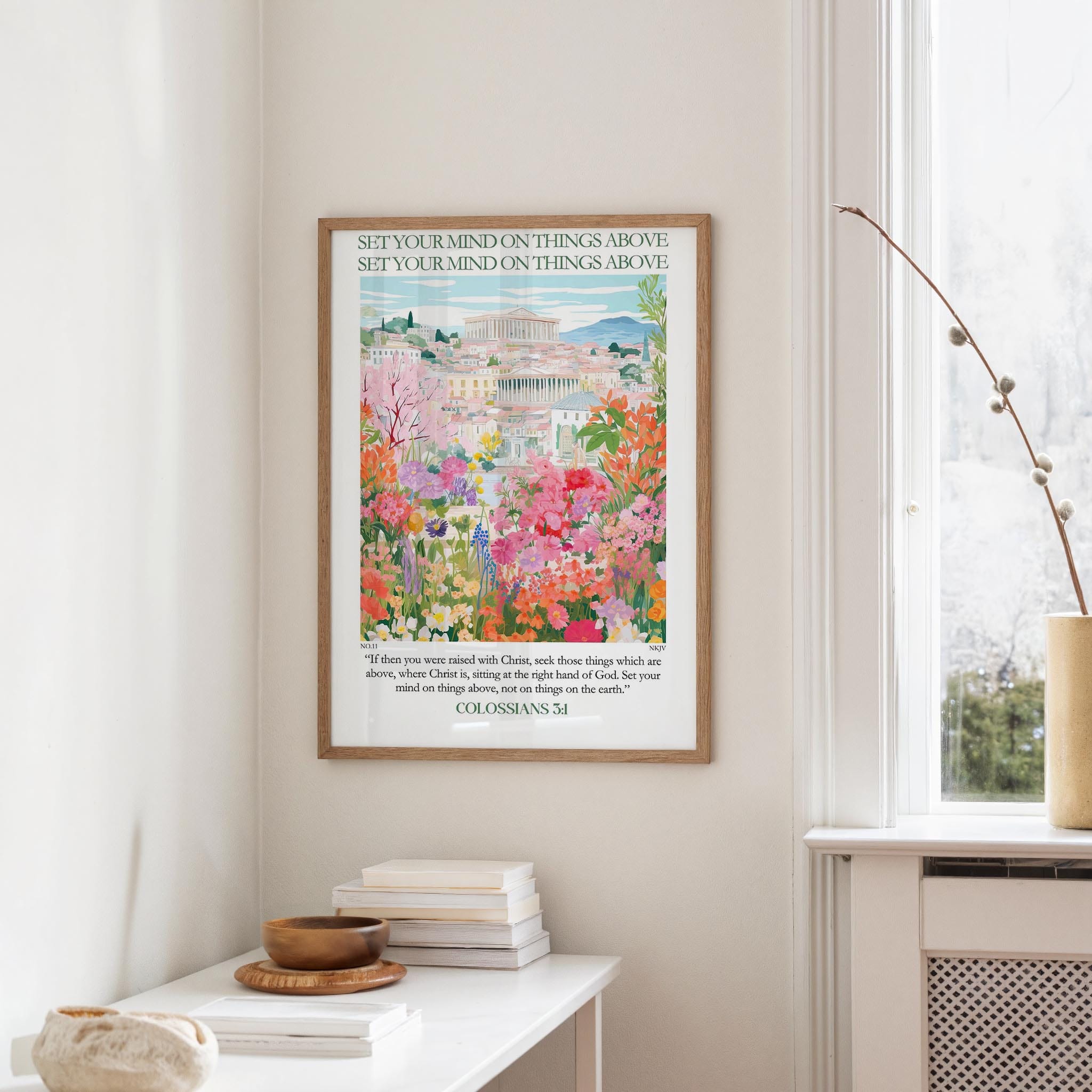 Kingdom Poster Poster Set your mind on things above - Colossians 3:1 NKJV
