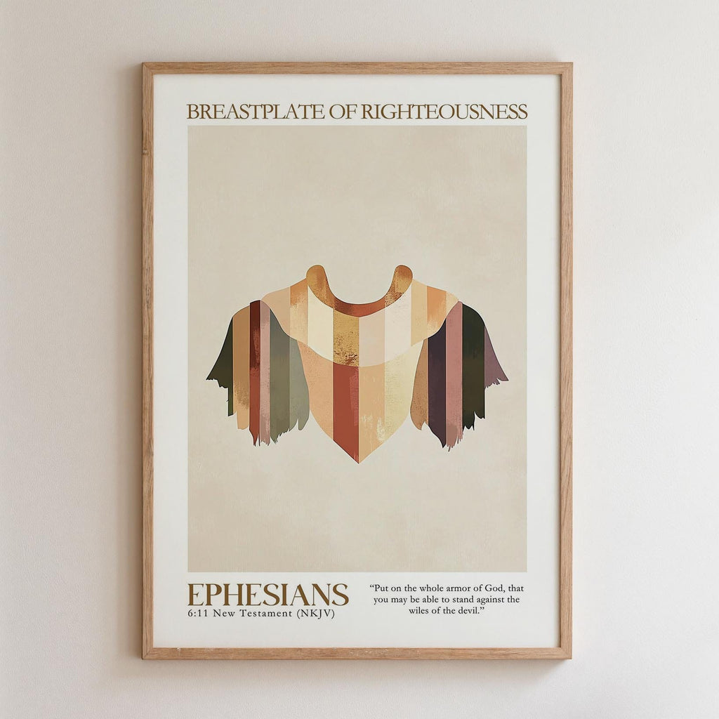 Kingdom Poster Poster Breastplate of Righteousness - Ephesians 6:11 NKJV