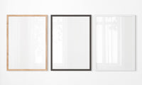 Bold Black - Premium Wooden Frame