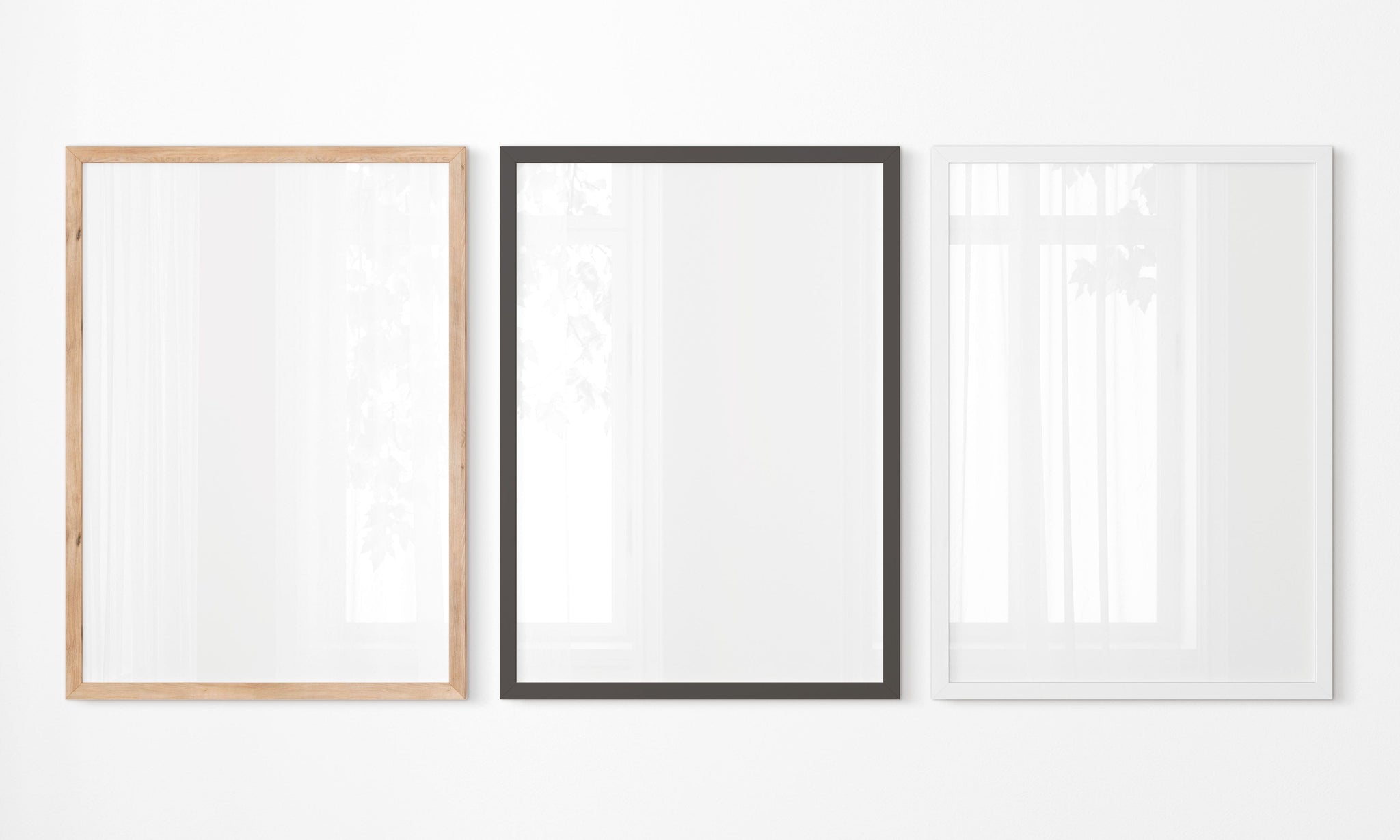 Bold Black - Premium Wooden Frame