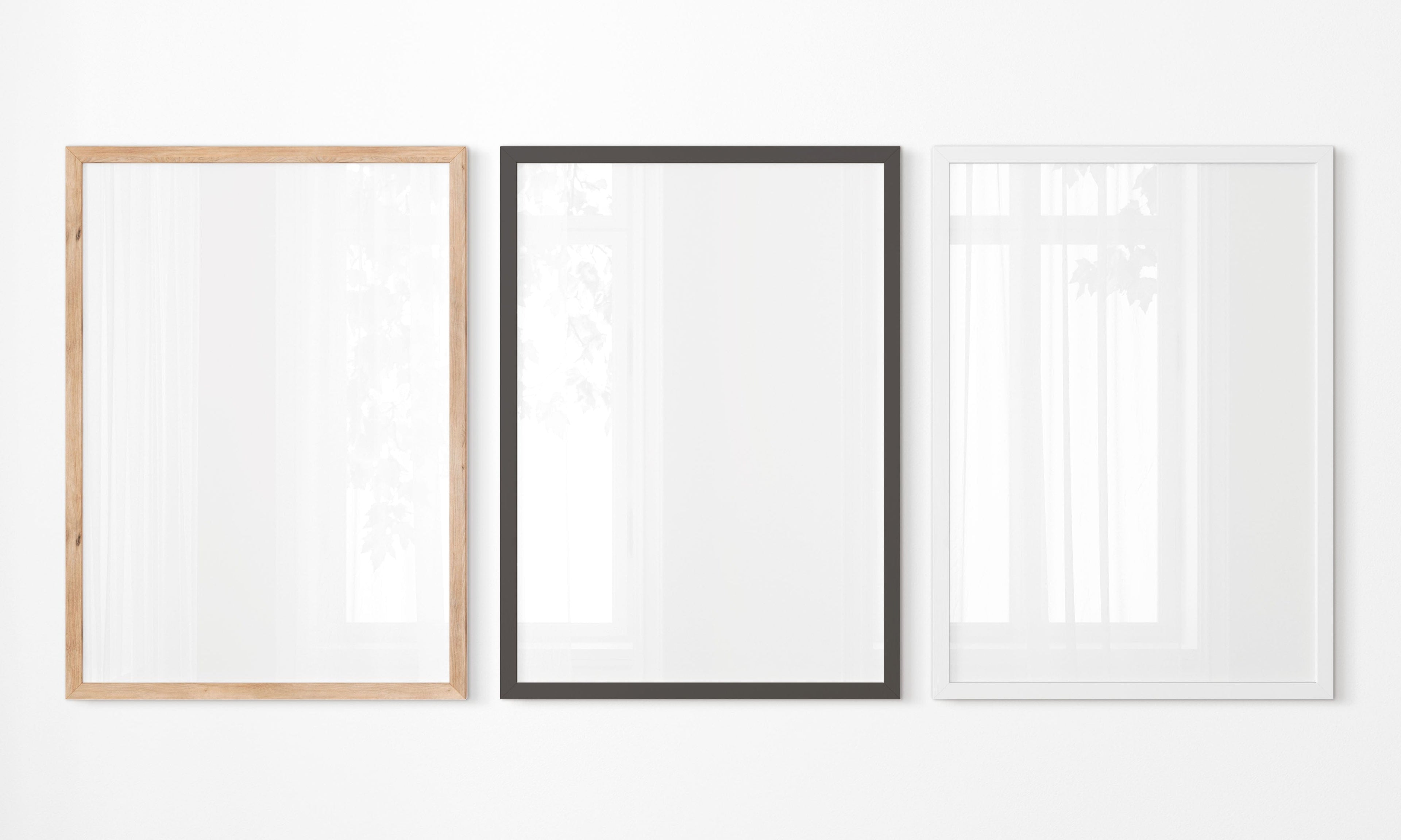 Classic White - Premium Wooden Frame