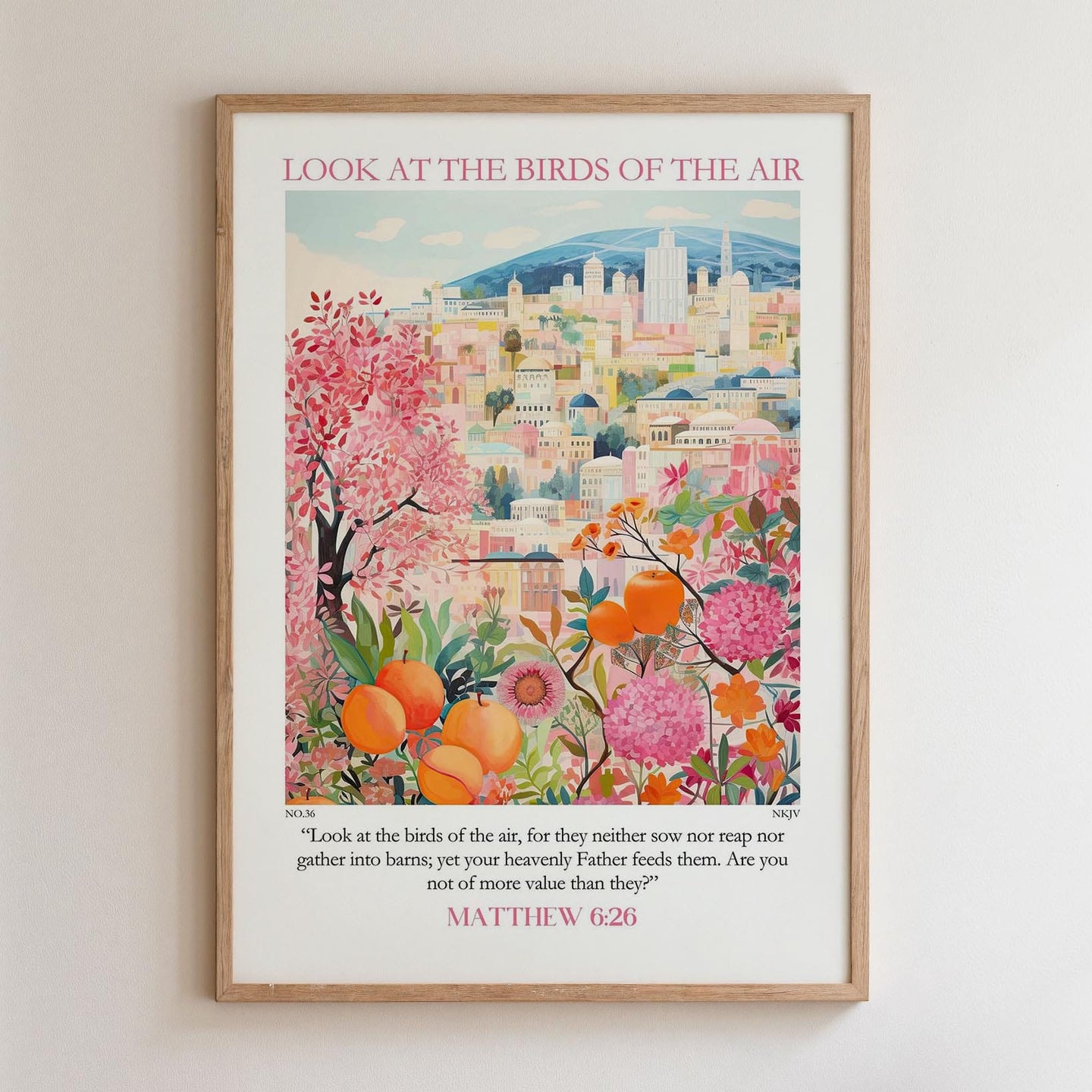 Kingdom Poster Poster Look at the birds of the air - Matthew 6:26 NKJV