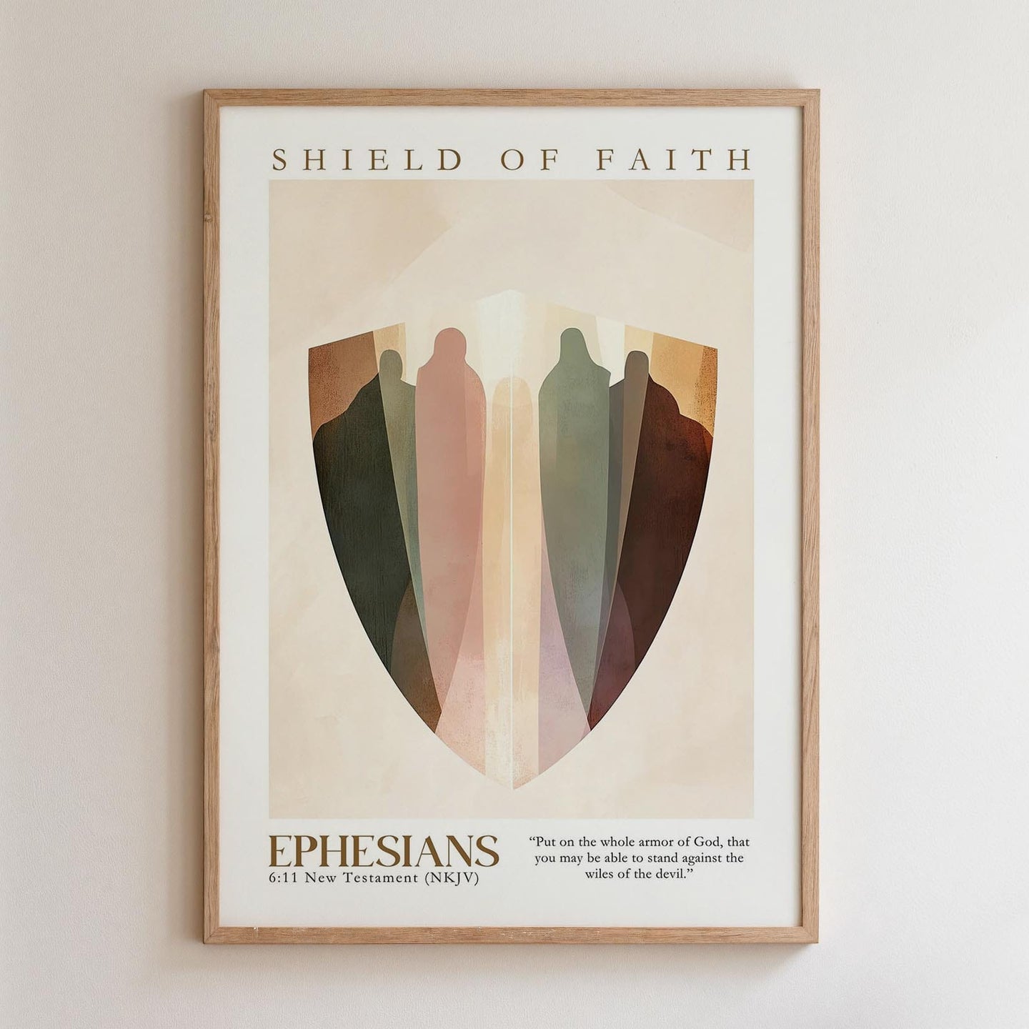 Kingdom Poster Poster Shield of Faith - Ephesians 6:11 NKJV