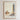The image is a framed poster with a minimalist design featuring a vase and a doorway.