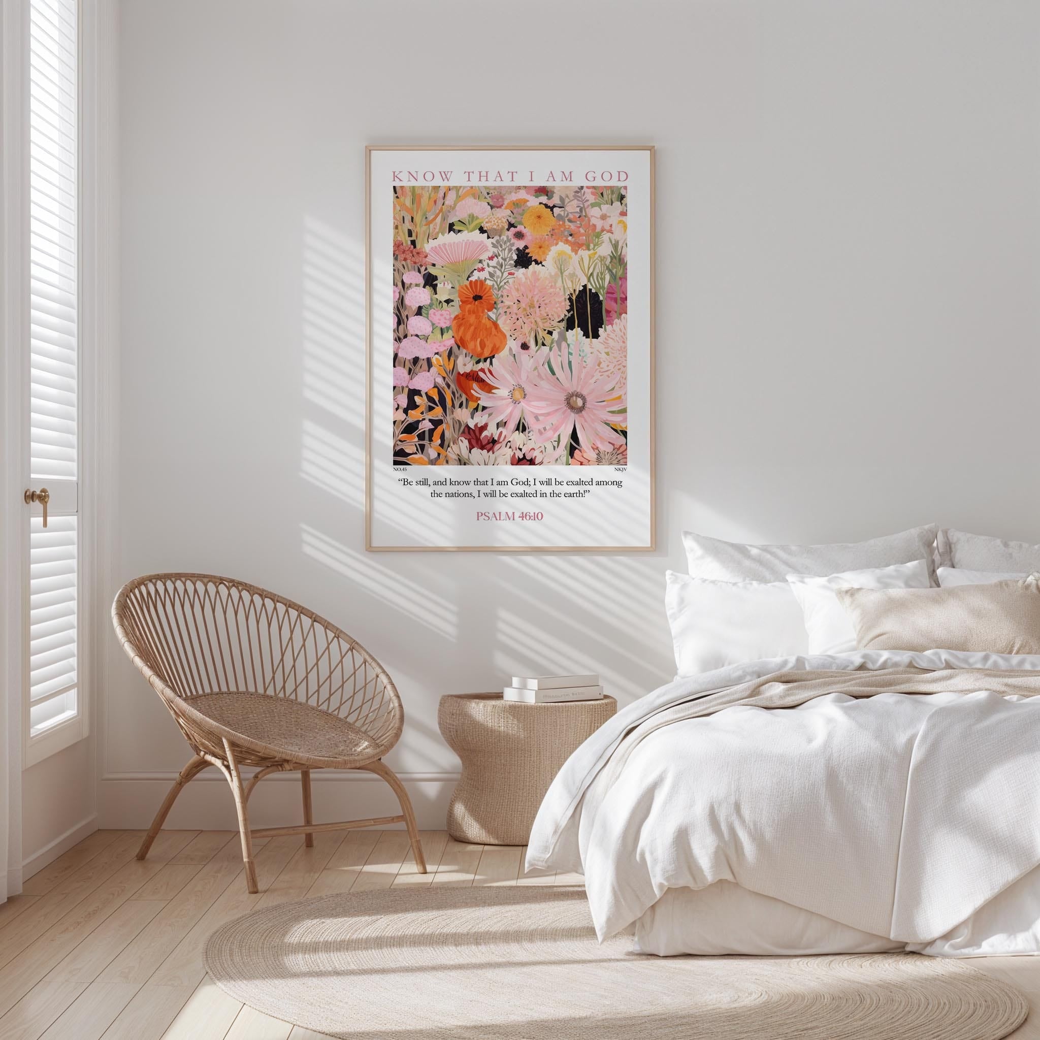 Kingdom Poster Poster Know that i am God - Psalm 46:10 NKJV