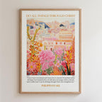 Kingdom Poster Poster Do all things through Christ - Philippians 4:12 NKJV