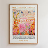 Kingdom Poster Poster Do all things through Christ - Philippians 4:12 NKJV