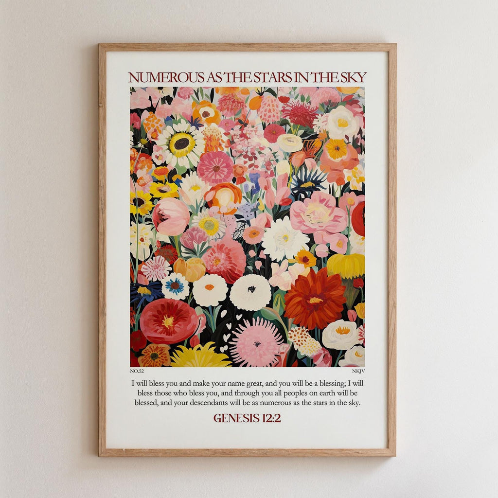 Kingdom Poster Poster Numerous as the stars in the sky - Genesis 12:2 NKJV