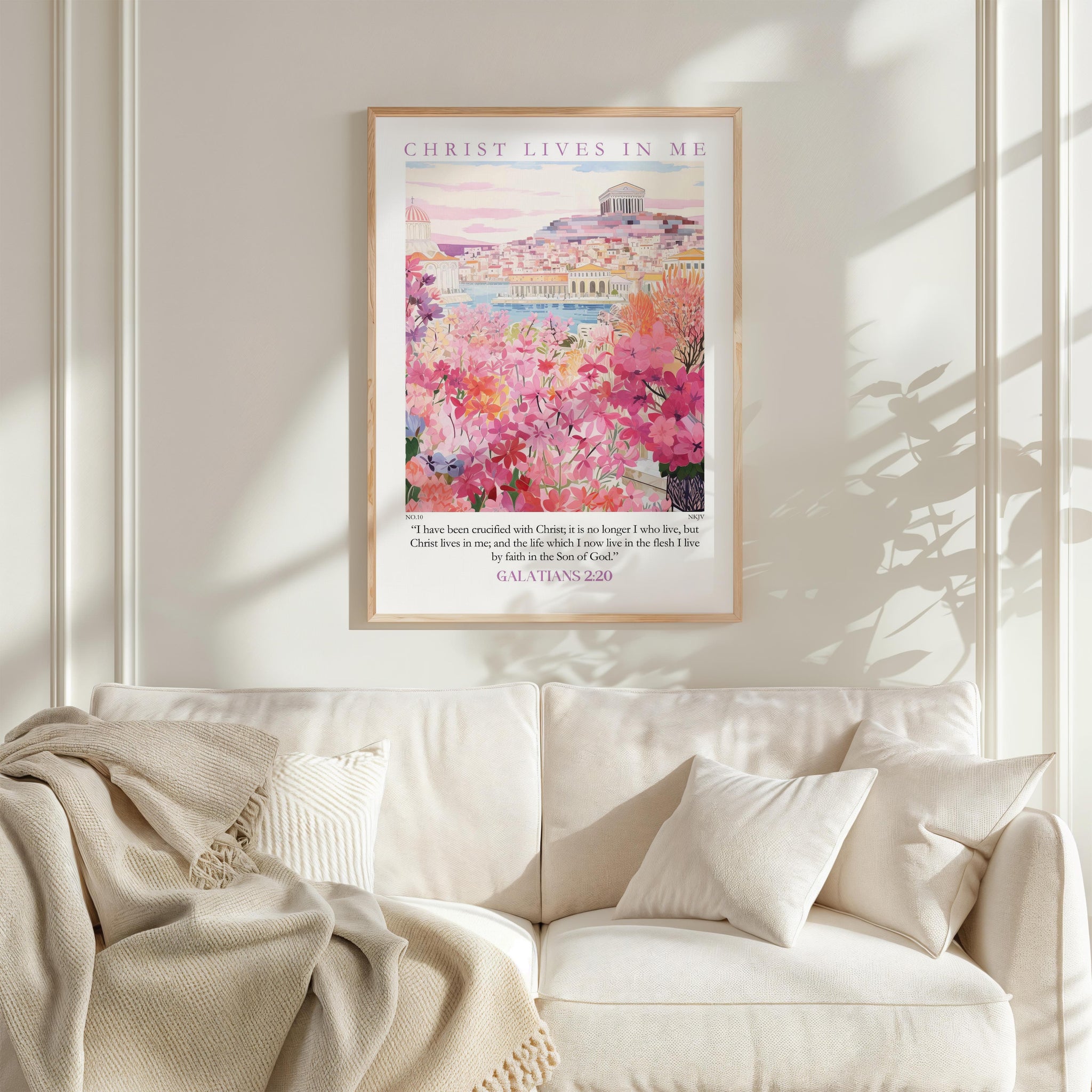 Kingdom Poster Poster Christ lives in me - Galatians 2:20 NKJV