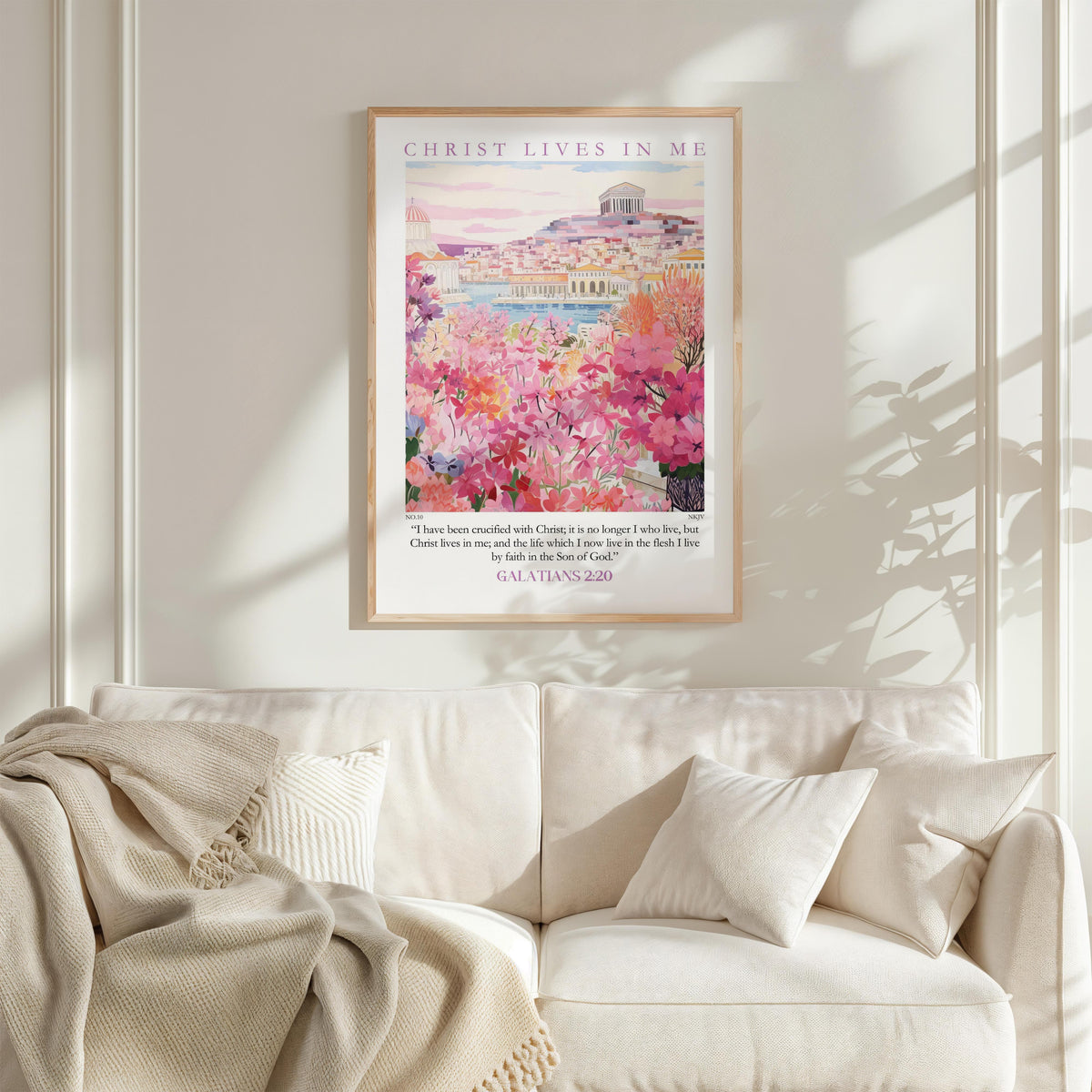 Kingdom Poster Poster Christ lives in me - Galatians 2:20 NKJV