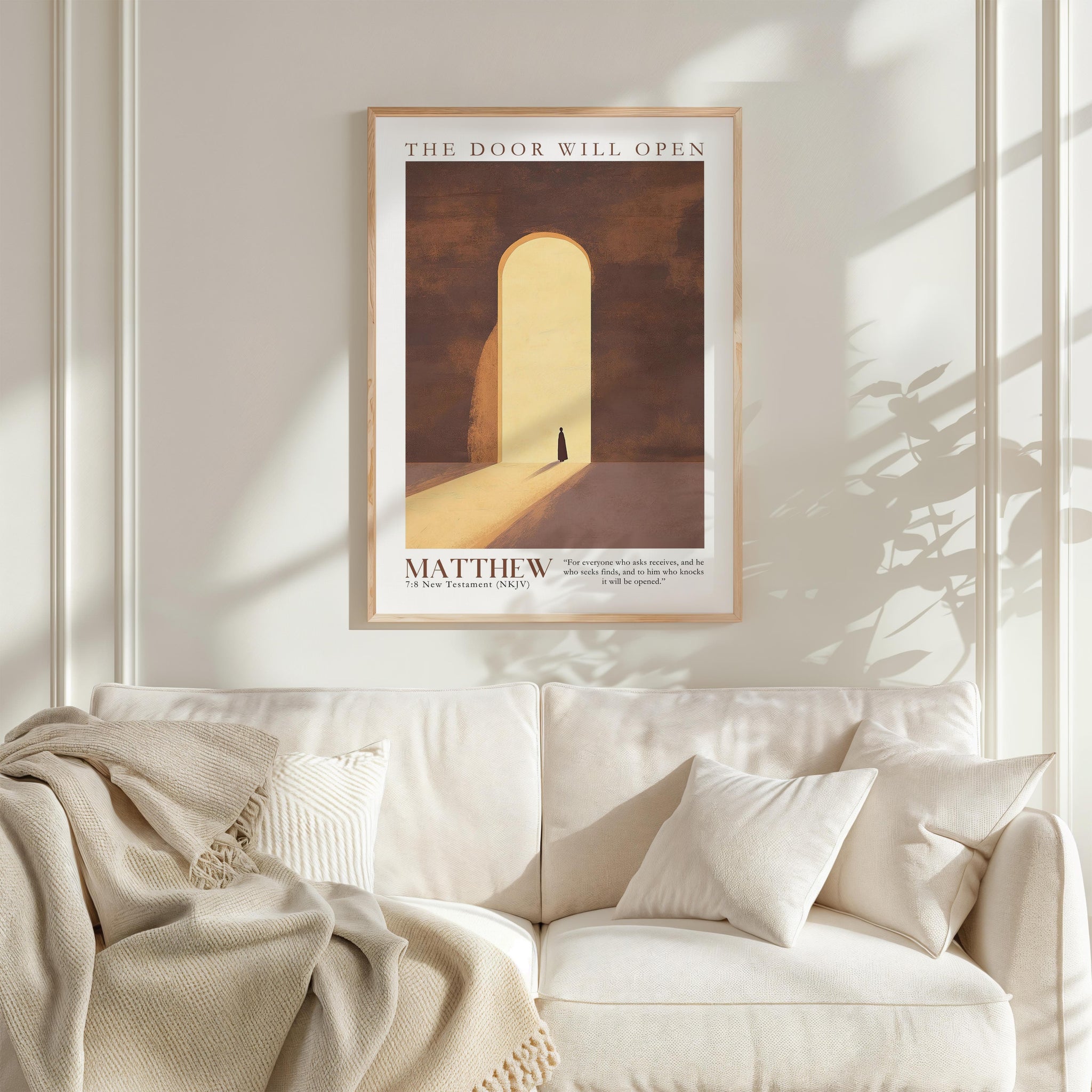 Kingdom Poster Poster The door wil open - Matthew 7:8 NKJV