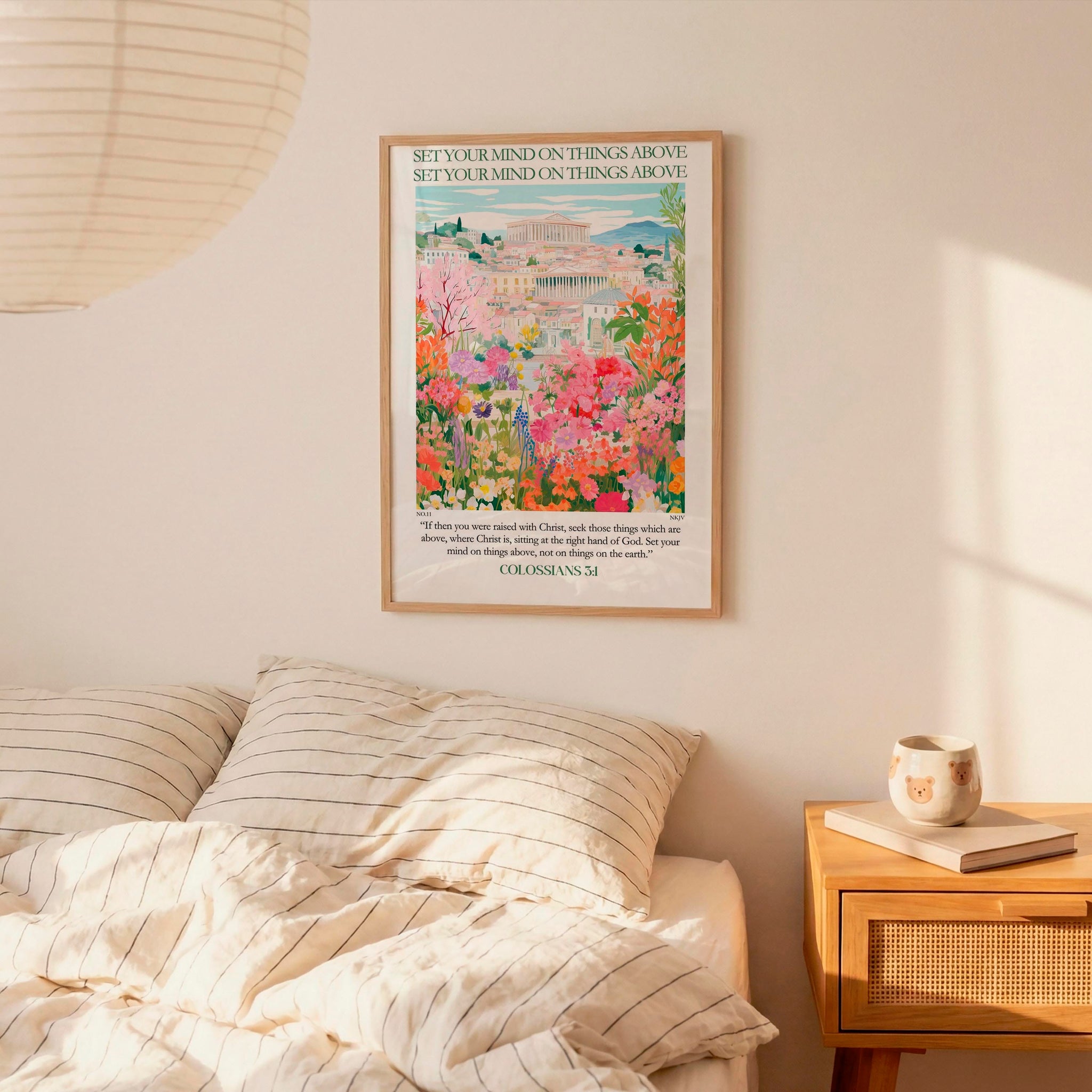 Kingdom Poster Poster Set your mind on things above - Colossians 3:1 NKJV