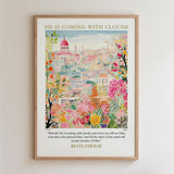 Kingdom Poster Poster He is coming with clouds - Revelation 1:7 NKJV