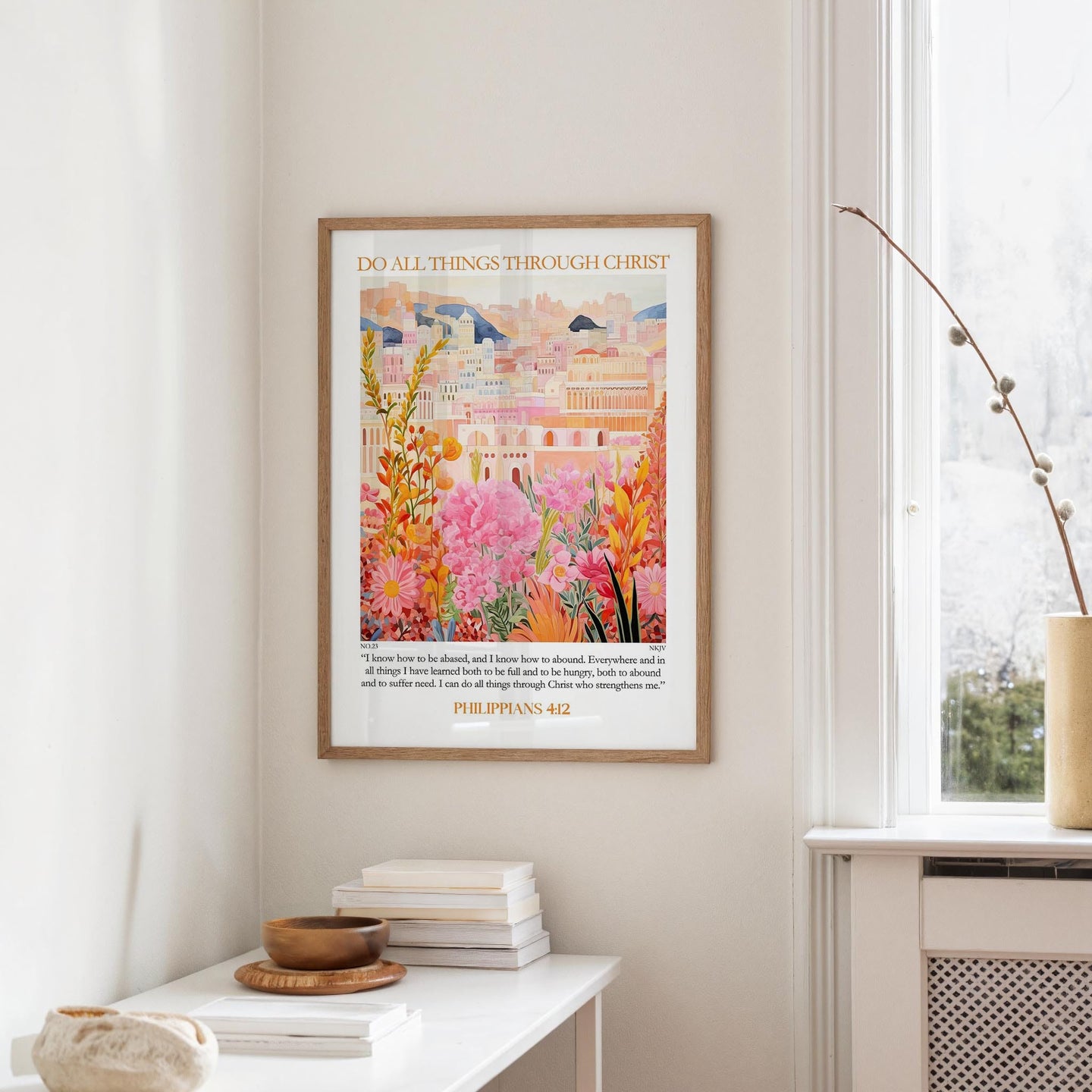 Kingdom Poster Poster Do all things through Christ - Philippians 4:12 NKJV