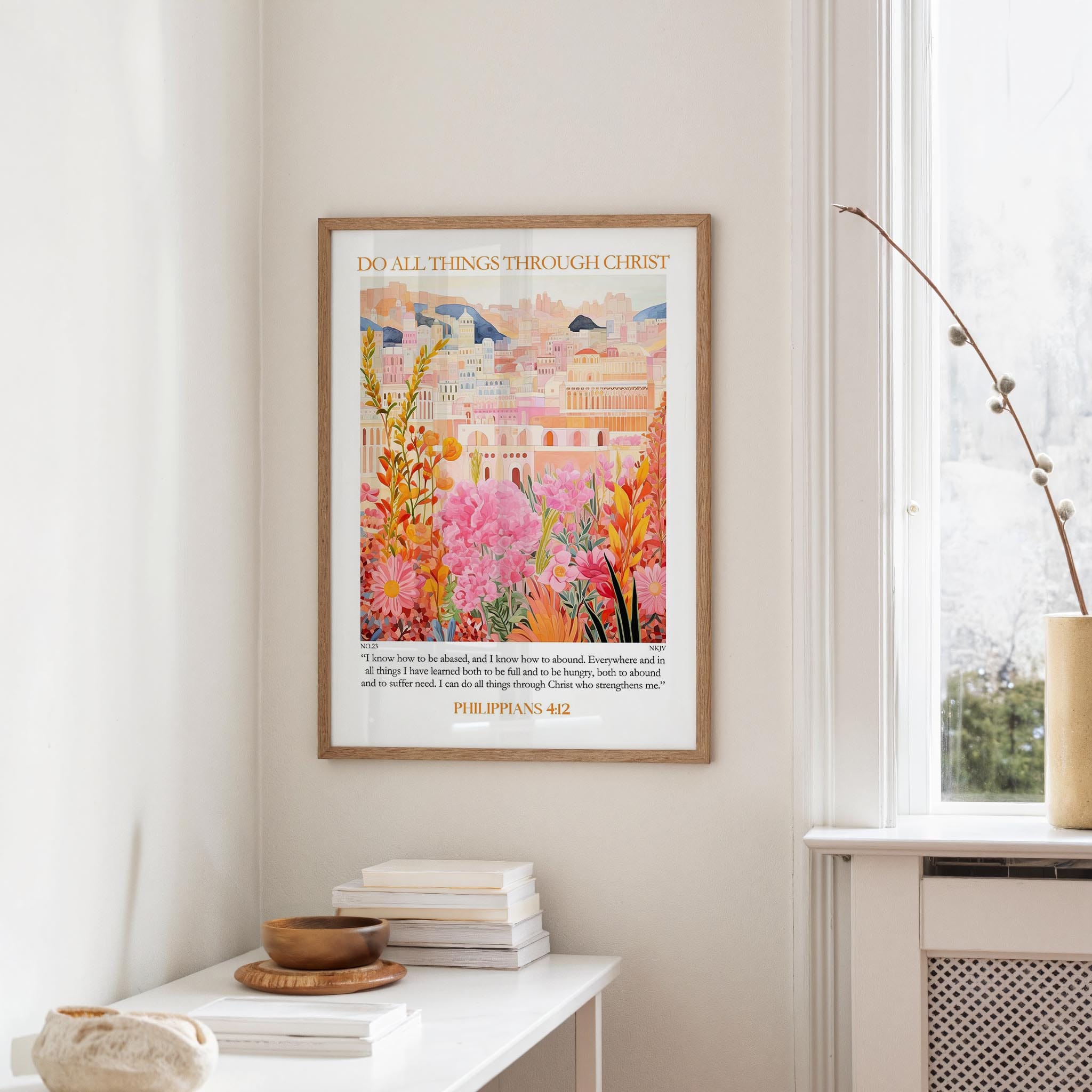 Kingdom Poster Poster Do all things through Christ - Philippians 4:12 NKJV