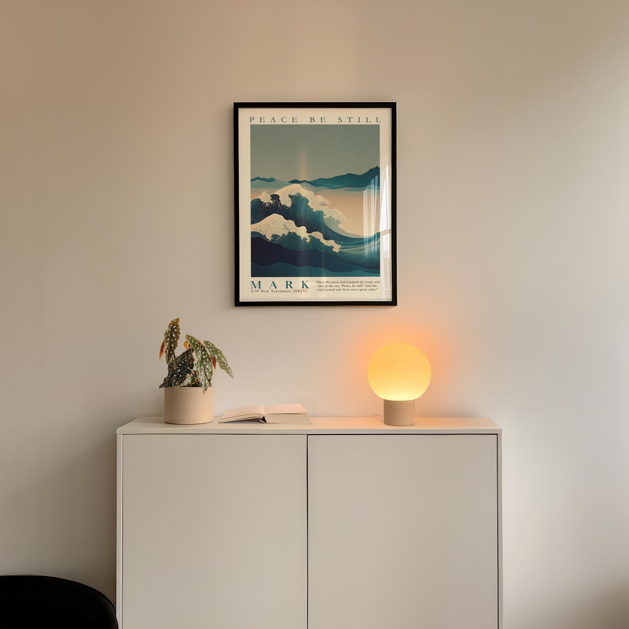 Kingdom Poster Poster Peace be still - Mark 4:39 NKJV