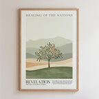 Kingdom Poster Poster Healing of the Nations - Revelation 2:22 NKJV