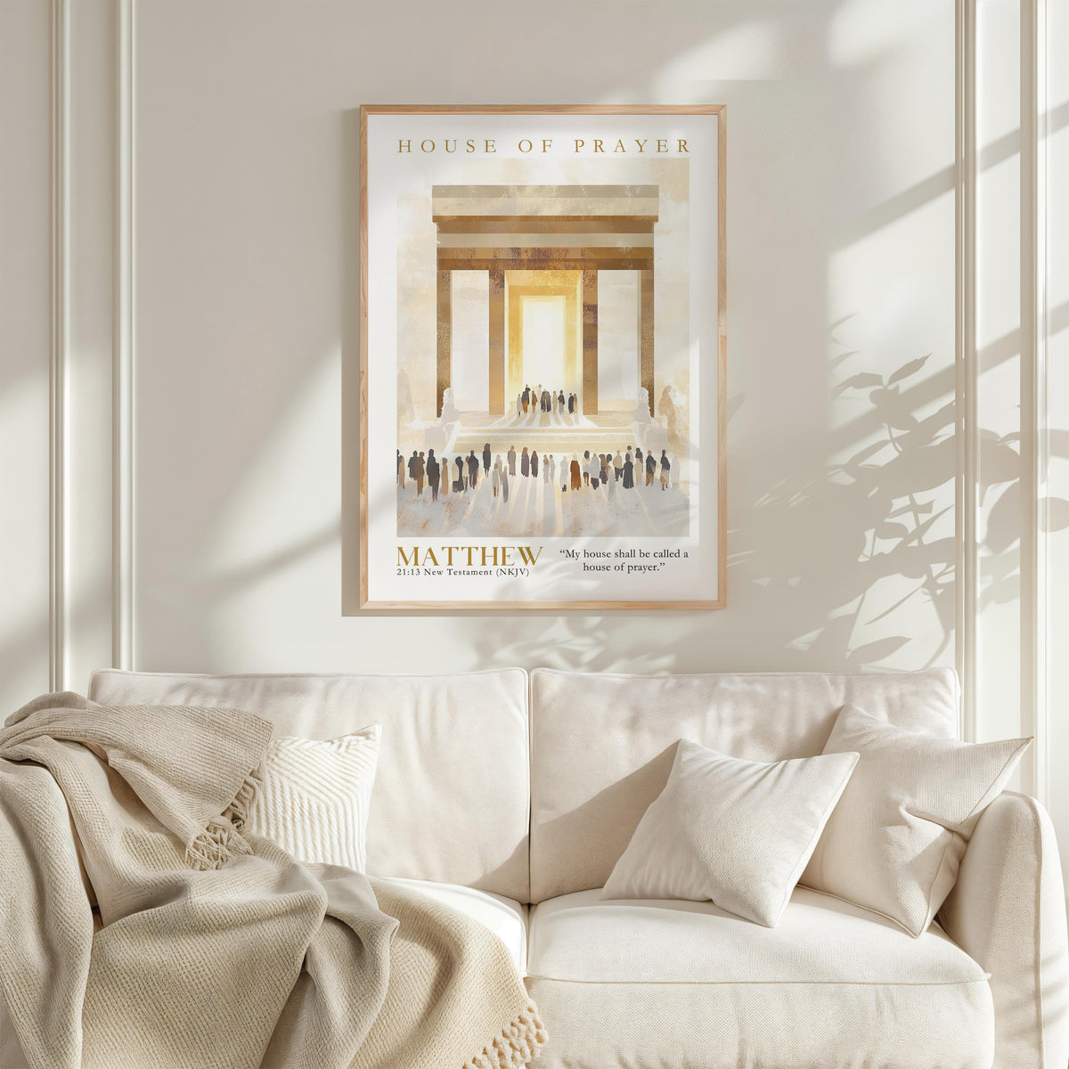 Kingdom Poster Poster House of Prayer - Matthew 21:13 NKJV