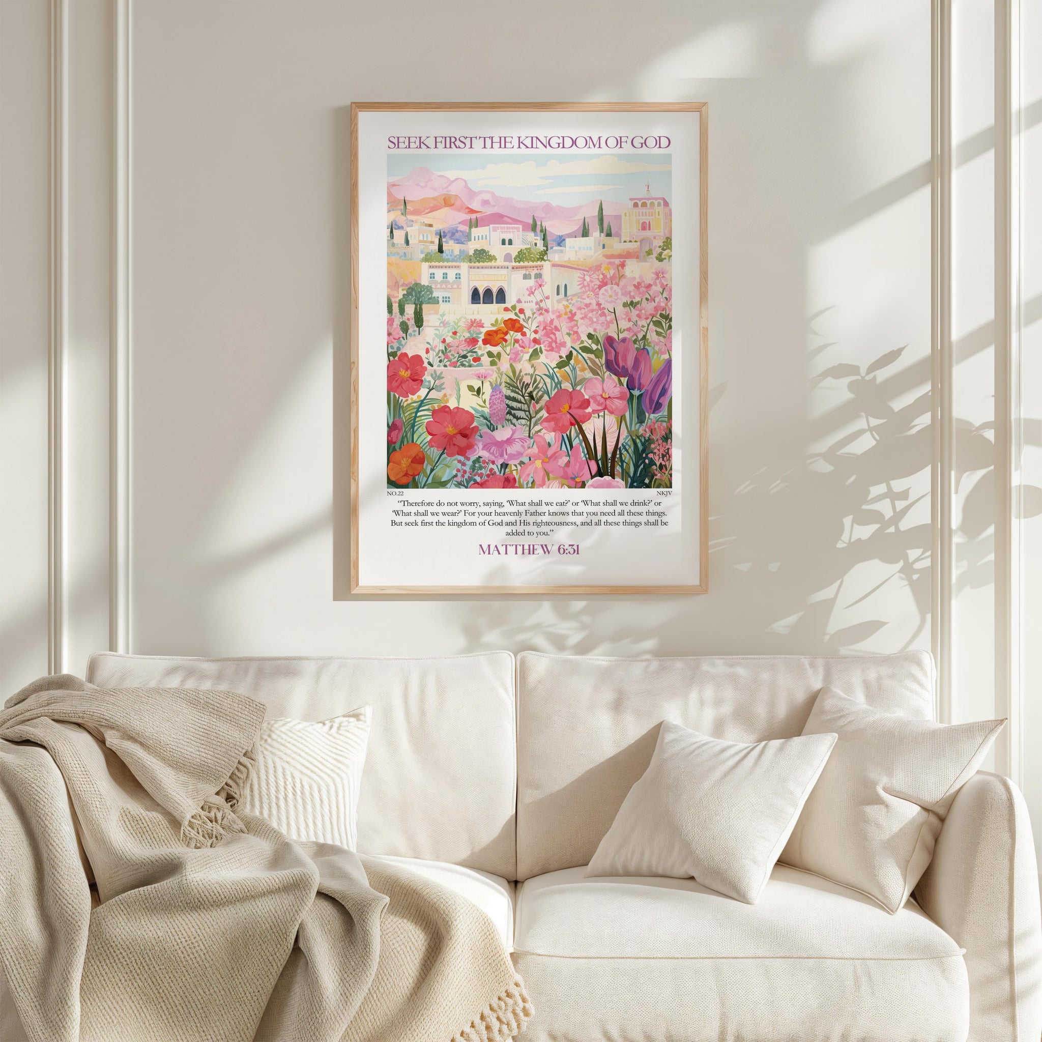 Kingdom Poster Poster Seek first the kingdom of God - Matthew 6:31 NKJV