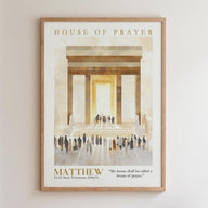 Kingdom Poster Poster House of Prayer - Matthew 21:13 NKJV