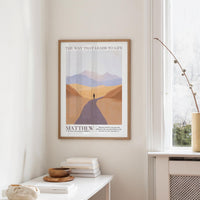 Kingdom Poster Poster The Way that Leads to Life - Matthew 7:14 NKJV
