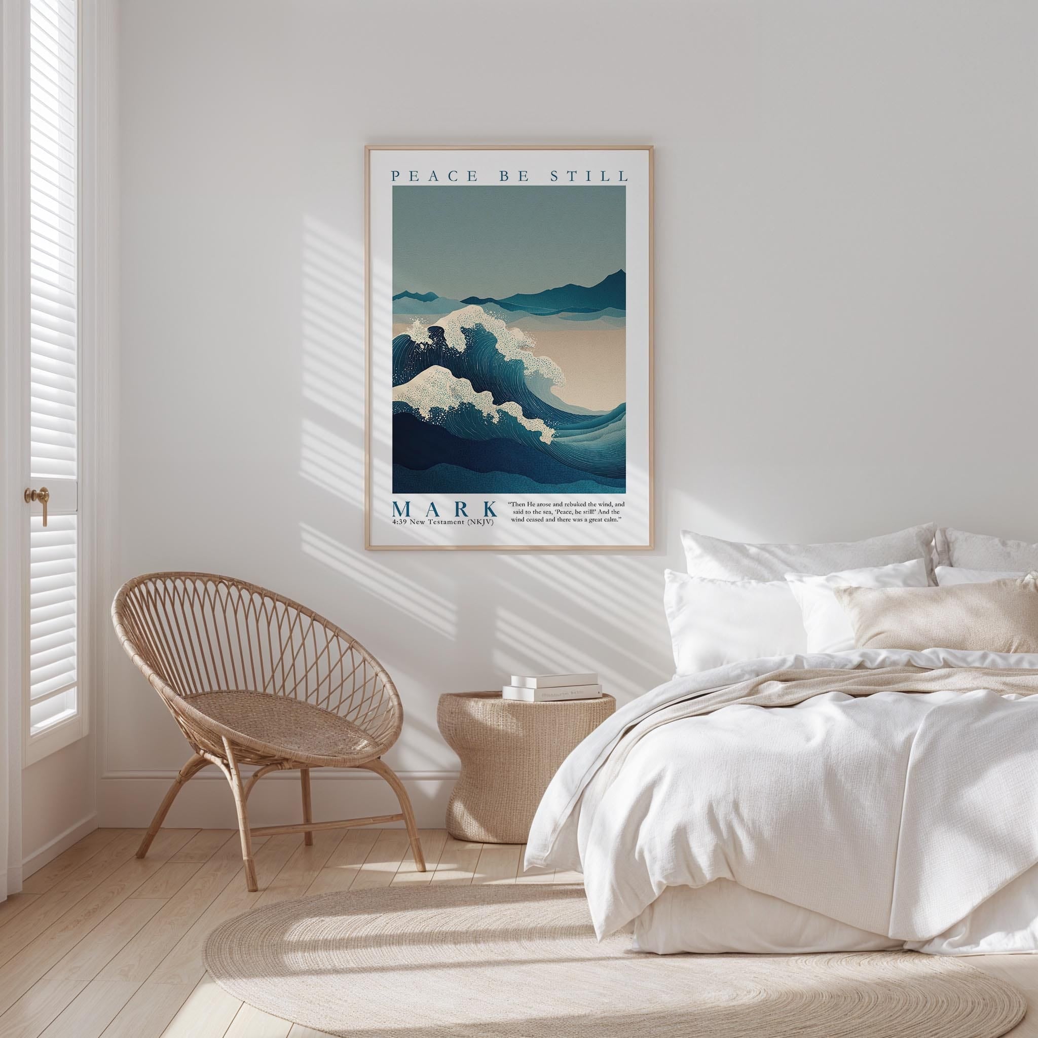 Kingdom Poster Poster Peace be still - Mark 4:39 NKJV