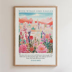 Kingdom Poster Poster With wings like eagles - Isaiah 40:31 NKJV