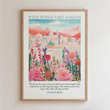 Kingdom Poster Poster With wings like eagles - Isaiah 40:31 NKJV