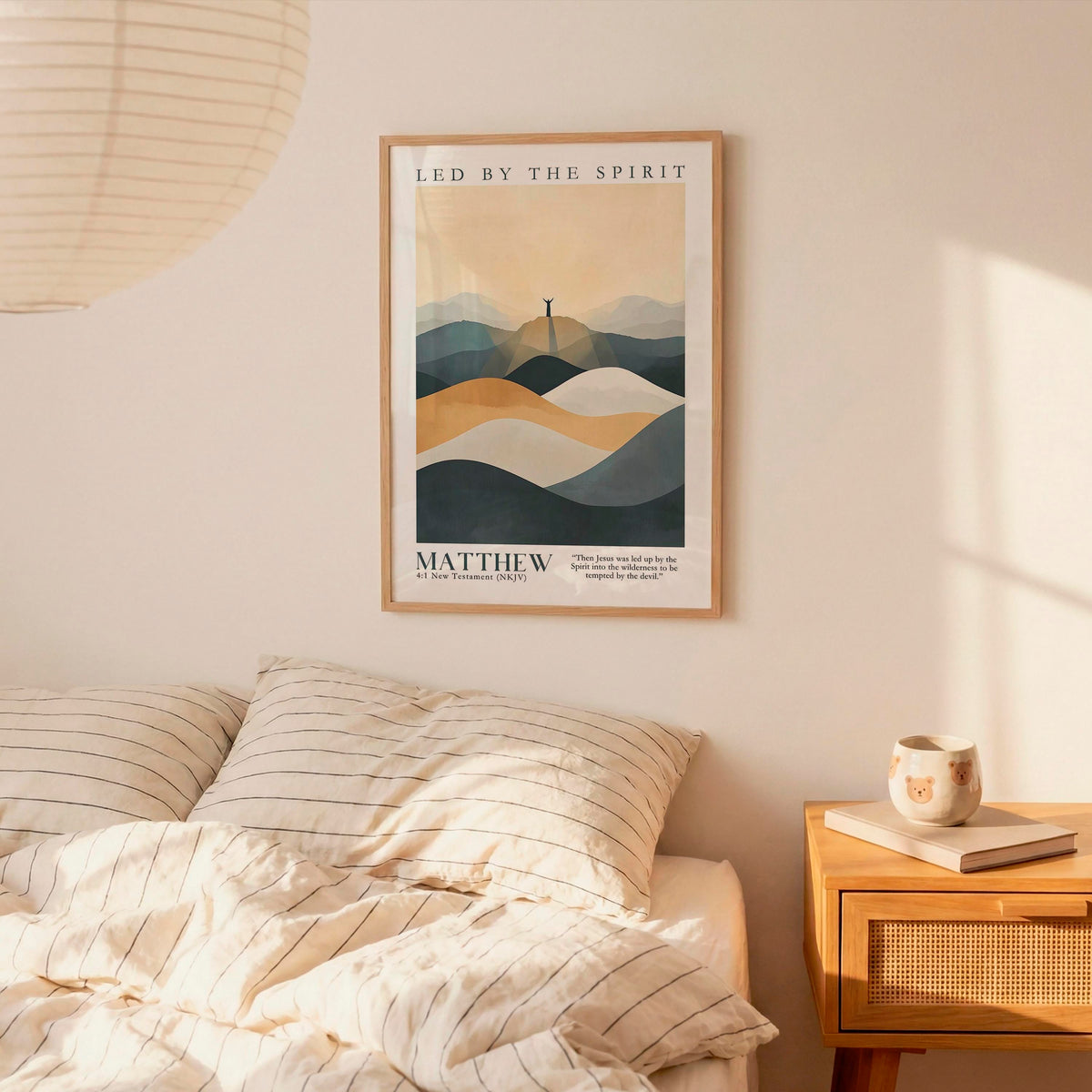 Kingdom Poster Poster Led by The Spirit - Matthew 4:1 NKJV