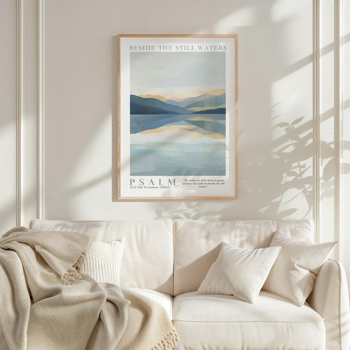 Kingdom Poster Poster Beside the Still Waters - Psalm 23:2 NKJV