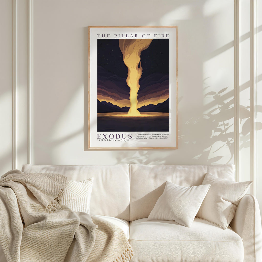 Kingdom Poster Poster The Pillar of Fire - Exodus 13:21 NKJV