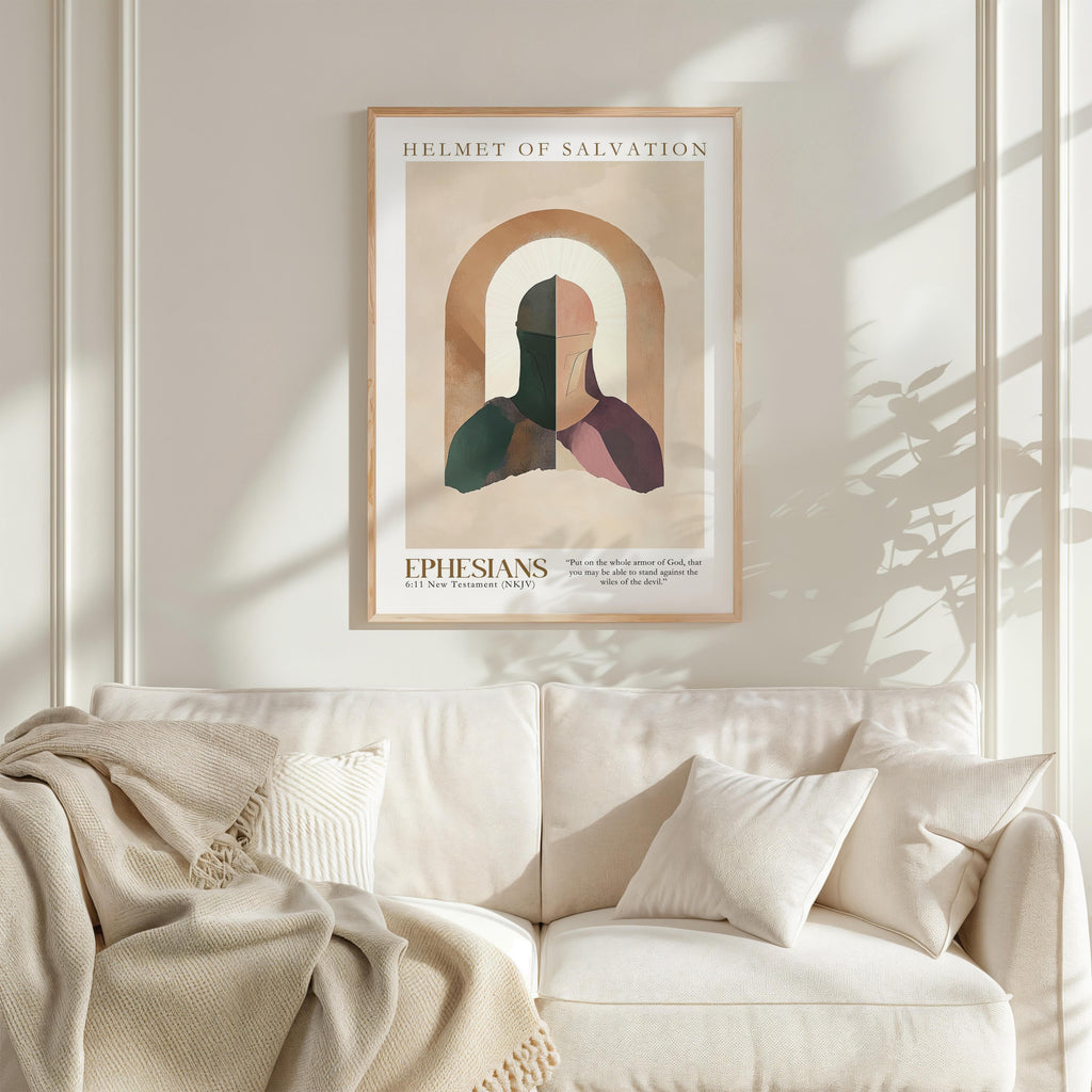 Kingdom Poster Poster Helmet of Salvation - Ephesians 6:11 NKJV