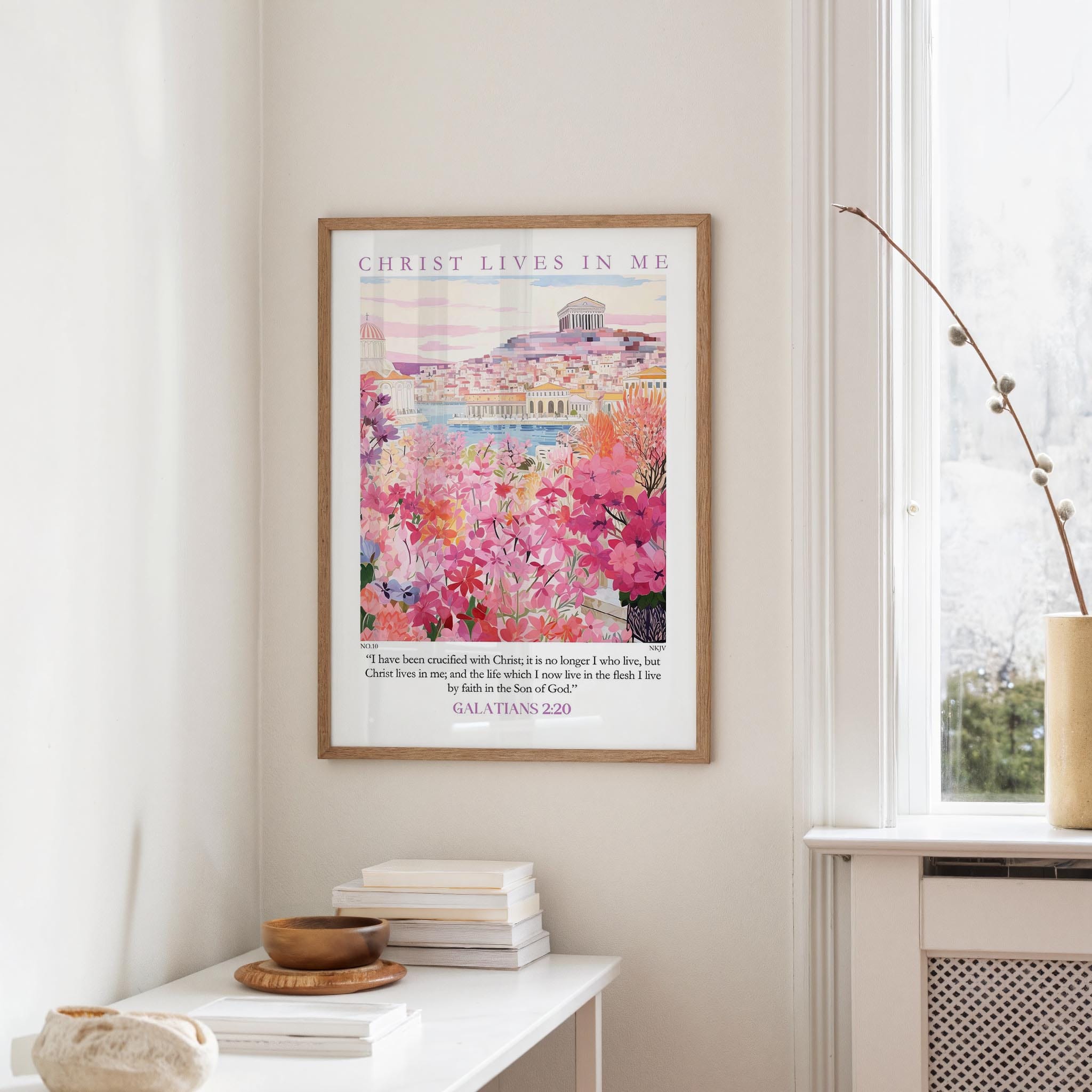 Kingdom Poster Poster Christ lives in me - Galatians 2:20 NKJV