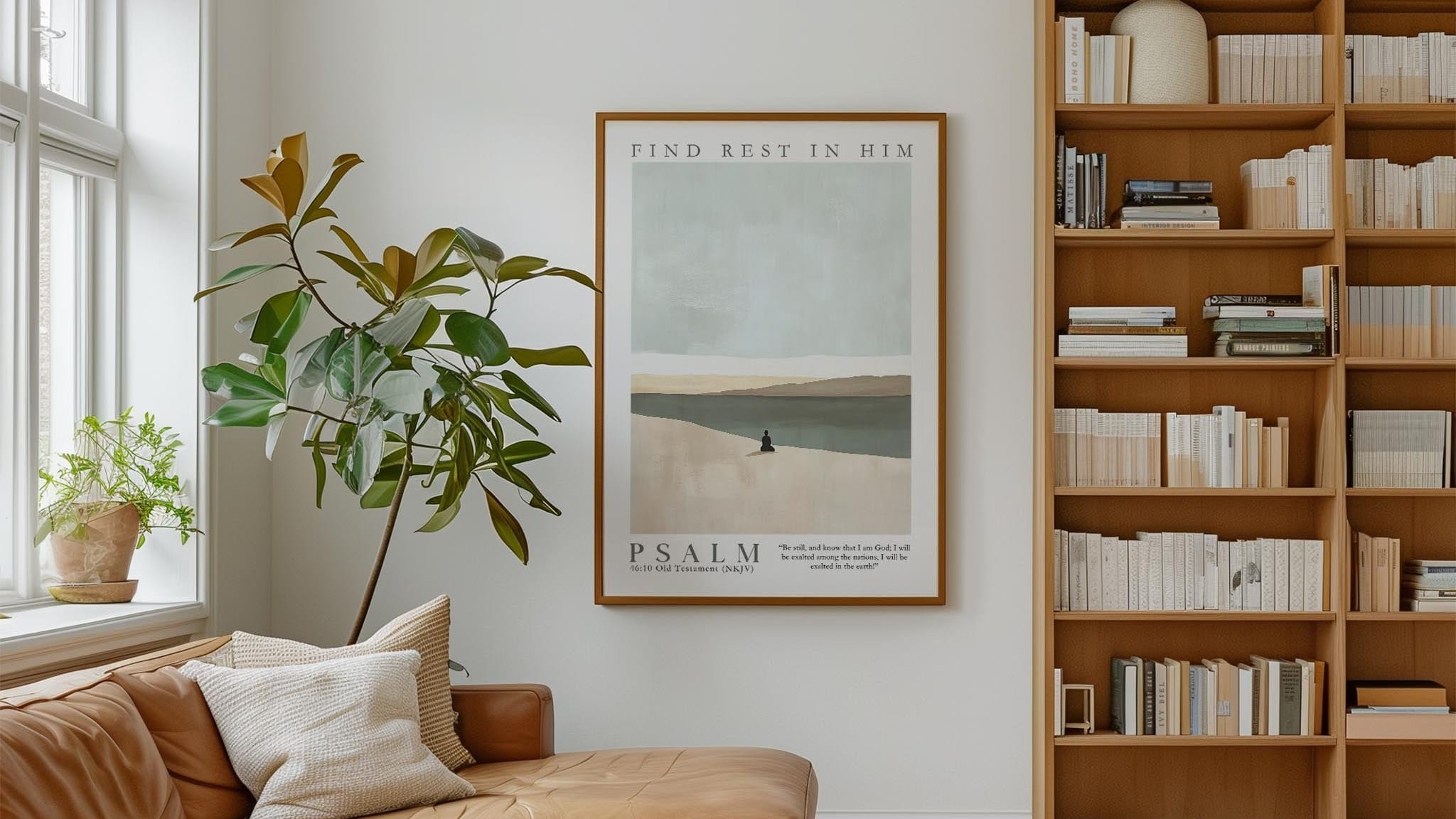 Kingdom Poster Poster Find rest in Him - Psalm 46:10 NKJV