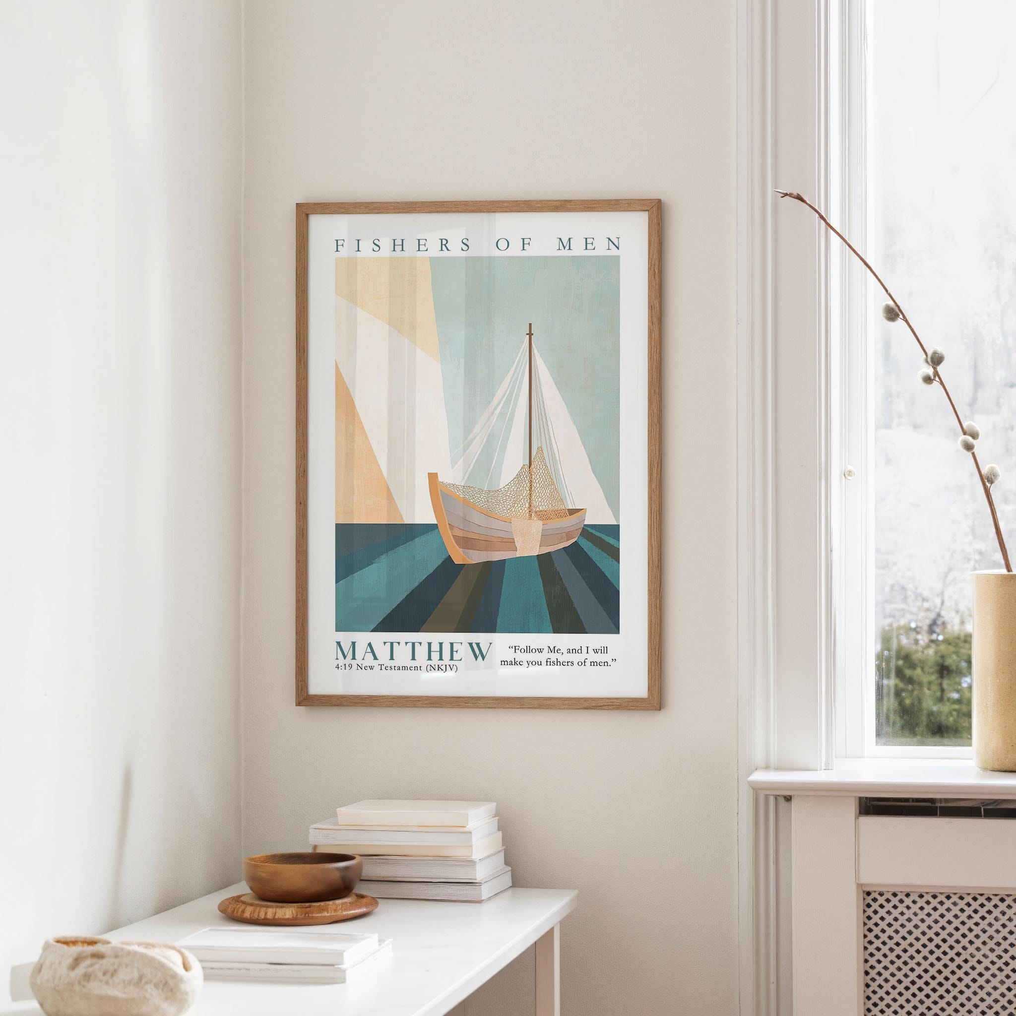 Kingdom Poster Poster Fishers of men - Matthew 4:19 NKJV