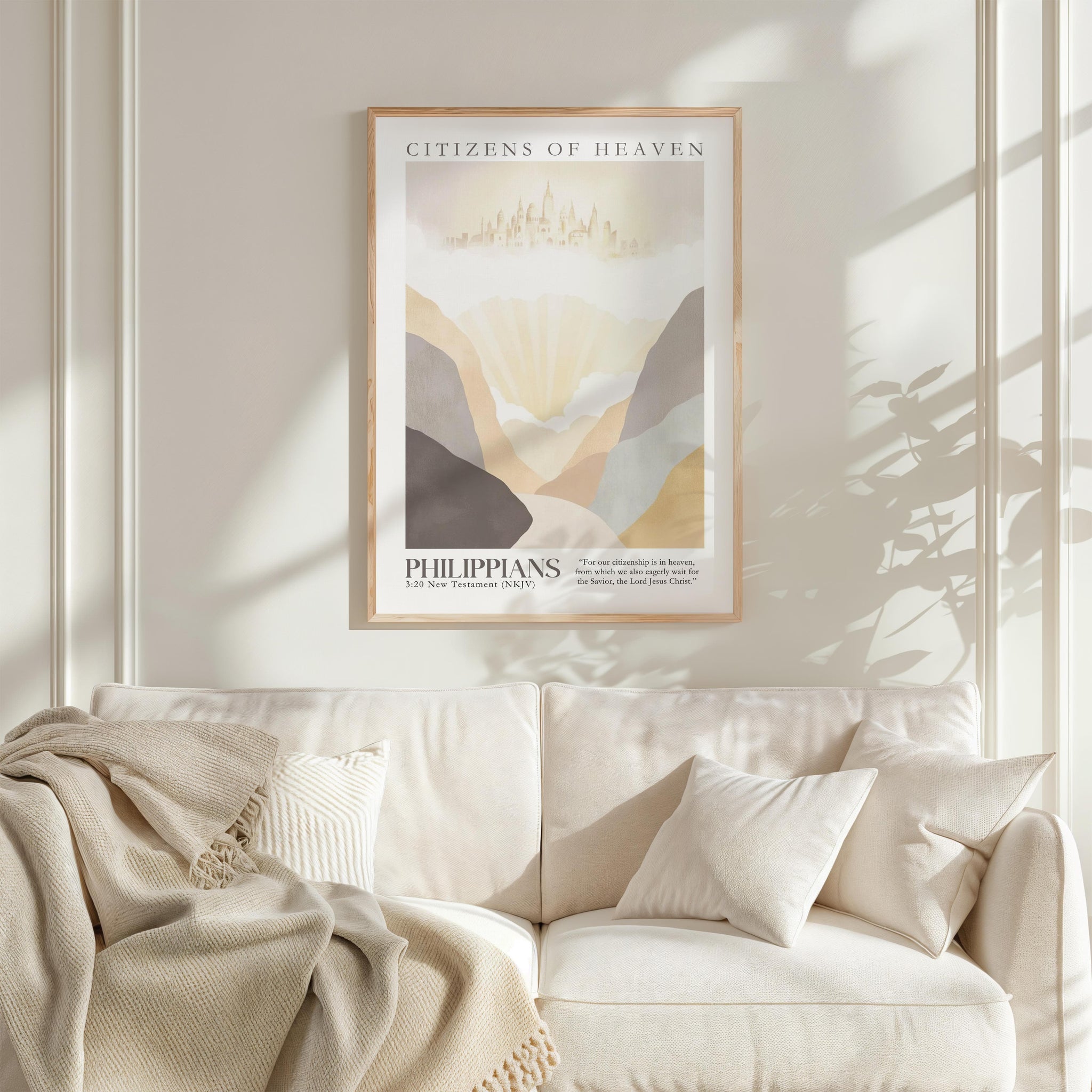 Kingdom Poster Poster Citizens of Heaven - Philippians 3:20 NKJV