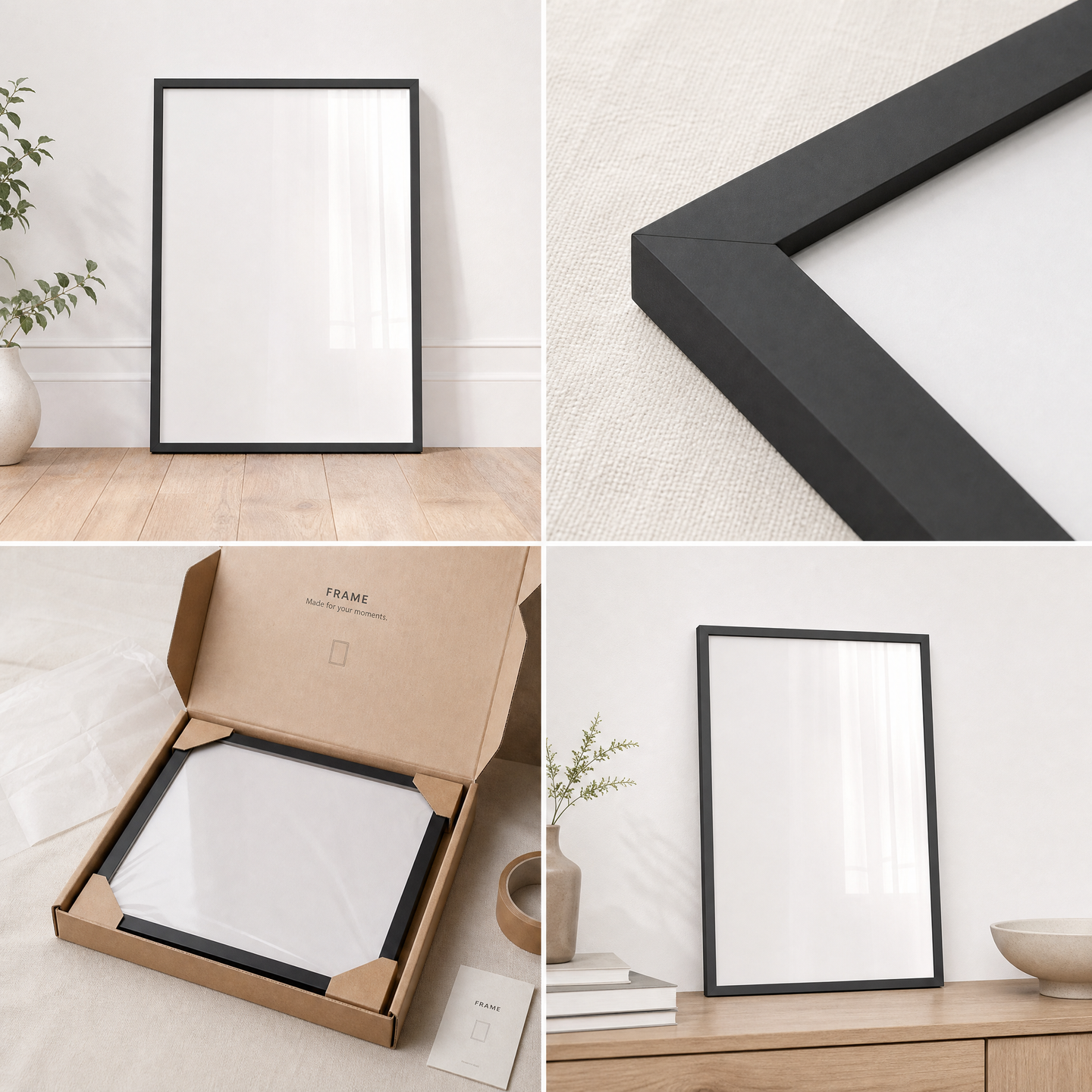 Bold Black - Premium Frame